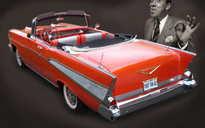 Scoop ! Don Camillo en Chevrolet Bel Air cabriolet à moteur V8